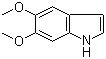 structure of CAS# 14430-23-0, 5,6-二甲氧基吲哚