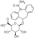 CAS # 144407-84-1, 5-(Aminocarbonyl)-10,11-dihydro-5H-dibenz[b,f]azepin-10-yl beta-D-glucopyranosiduronic acid