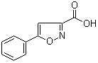 CAS 登录号：14441-90-8, 5-苯基-3-异恶唑羧酸