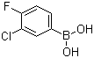 CAS 登录号：144432-85-9, 3-氯-4-氟苯硼酸