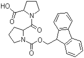 CAS 登录号：144575-00-8, 1-[1-[(9H-芴-9-基甲氧基)羰基]-L-脯氨酰]-D-脯氨酸