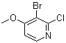 structure of CAS# 144584-29-2, 3-溴-2-氯-4-甲氧基吡啶