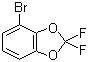 structure of CAS# 144584-66-7, 4-溴-2,2-二氟-1,3-苯并二恶茂
