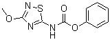 structure of CAS# 1445988-32-8, N-(3-甲氧基-1,2,4-噻二唑-5-基)氨基甲酸苯基酯