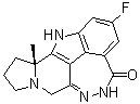 structure of CAS# 1446261-44-4, (10aR)-2-氟-5,8,9,10,10a,11-六氢-10a-甲基-5,6,7a,11-四氮杂环庚三烯并[def]环戊二烯并[a]芴-4(7H)-酮