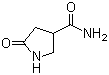 structure of CAS# 14466-21-8, 5-Oxopyrrolidine-3-carboxamide