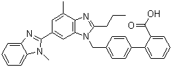 structure of CAS# 144701-48-4, 替米沙坦