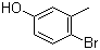 structure of CAS# 14472-14-1, 4-溴-3-甲基苯酚