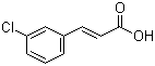 structure of CAS# 14473-90-6, 3-氯肉桂酸