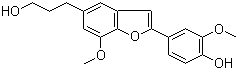 CAS 登录号：144735-57-9, 2-(4-羟基-3-甲氧基苯基)-7-甲氧基-5-苯并呋喃丙醇