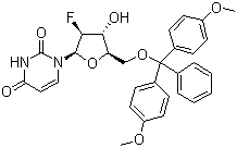 CAS # 144822-63-9, 1-[5-O-[Bis(4-methoxyphenyl)phenylmethyl]-2-deoxy-2-fluoro-beta-D-arabinofuranosyl]-2,4(1H,3H)-pyrimidinedione