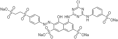 CAS 登录号：145017-98-7, 活性红 198