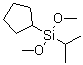CAS # 145040-94-4, Cyclopentylisopropyldimethoxysilane, [Dimethoxy(1-methylethyl)silyl]cyclopentane, Cyclopentyldimethoxyisopropylsilane