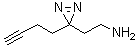 structure of CAS# 1450752-97-2, 3-(3-丁炔基)-3-(2-氨基乙基)-3H-双吖丙啶