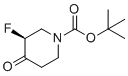 structure of CAS# 1450879-67-0, 叔-丁基(3S)-3-氟-4-氧代哌啶-1-羧酸酯