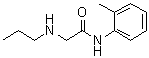 CAS 登录号：145133-92-2, N-(2-甲基苯基)-2-(丙基氨基)乙酰胺