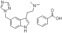 structure of CAS# 145202-66-0, 苯甲酸利扎曲坦