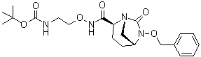 CAS 登录号：1452466-19-1, N-[2-[[[[(1R,2S,5R)-7-氧代-6-(苯基甲氧基)-1,6-二氮杂双环[3.2.1]辛烷-2-基]羰基]氨基]氧基]乙基]氨基甲酸叔丁酯