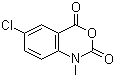 structure of CAS# 14529-12-5, 5-Chloro-N-methylisatoic anhydride