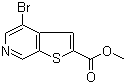 structure of CAS# 145325-40-2, 4-溴噻吩并[2,3-c]吡啶-2-甲酸甲酯