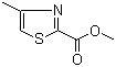 structure of CAS# 14542-15-5, 4-甲基噻唑-2-甲酸甲酯