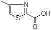structure of CAS# 14542-16-6, 4-甲基噻唑-2-甲酸