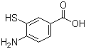 structure of CAS# 14543-45-4, 4-氨基-3-巯基苯甲酸