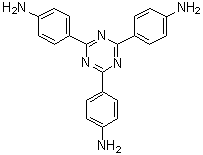 structure of CAS# 14544-47-9, 2,4,6-三(4-氨基苯基)-1,3,5-三嗪