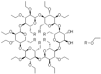 CAS # 145454-97-3, Hexakis(2,3,6-tri-O-ethyl)-alpha-cyclodextrin