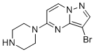CAS # 1454558-22-5, 3-Bromo-5-(piperazin-1-yl)pyrazolo[1,5-a]pyrimidine