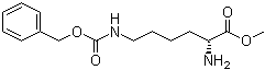 structure of CAS# 145586-17-0, N6-[苄氧羰基]-D-赖氨酸甲酯
