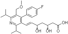 structure of CAS# 145599-86-6, 西立伐他汀