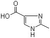 structure of CAS# 1457-58-5, 2-Methyl-1H-imidazole-4-carboxylic acid