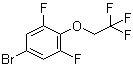 structure of CAS# 145767-78-8, 5-溴-1,3-二氟-2-(2,2,2-三氟乙氧基)苯