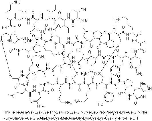 structure of CAS# 145808-47-5, 玛格斑蝎毒素