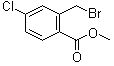 structure of CAS# 145908-29-8, 2-Bromomethyl-4-chlorobenzoic acid methyl ester