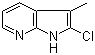 structure of CAS# 145934-57-2, 2-氯-3-甲基吡咯并[2,3-b]吡啶