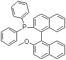 CAS 登录号：145964-36-9, (S)-2-二苯基膦-2'-甲氧基-1,1'-联萘