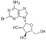 CAS 登录号：146-76-9, 2-溴腺苷
