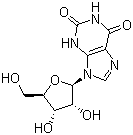 CAS # 146-80-5, Xanthosine, 9-Pentofuranosyl-3,9-dihydro-1H-purine-2,6-dione