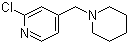 structure of CAS# 146270-01-1, 2-氯-4-(1-哌啶甲基)吡啶