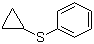 Cyclopropyl phenyl sulfide molecular structure (CAS 14633-54-6)