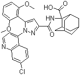 structure of CAS# 146362-70-1, 美兰纳坦