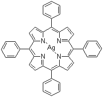 CAS # 14641-64-6, 5,10,15,20-Tetraphenyl-21H,23H-porphine silver(II), meso-Tetraphenylporphyrin-Ag(II)