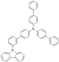 structure of CAS# 1464822-27-2, N,N-二([1,1'-联苯]-4-基)-3'-(9H-咔唑-9-基)-[1,1'-联苯]-4-胺