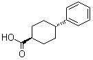 structure of CAS# 1466-73-5, 反式-4-苯基环己烷-1-甲酸