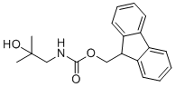 CAS # 1466611-97-1, (9H-fluoren-9-yl)methyl N-(2-hydroxy-2-methylpropyl)carbamate, N-Fmoc-1-amino-2-methyl-2-propanol