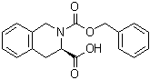 structure of CAS# 146684-74-4, (3R)-2-Benzyloxycarbonyl-1,2,3,4-tetrahydroisoquinoline-3-carboxylic acid