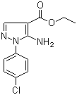 structure of CAS# 14678-87-6, 5-氨基-1-(4-氯苯基)-1H-吡唑-4-羧酸乙酯