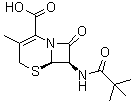 CAS # 146794-70-9, (6R,7R)-7-[(2,2-Dimethyl-1-oxopropyl)amino]-3-methyl-8-oxo-5-thia-1-azabicyclo[4.2.0]oct-2-ene-2-carboxylic acid